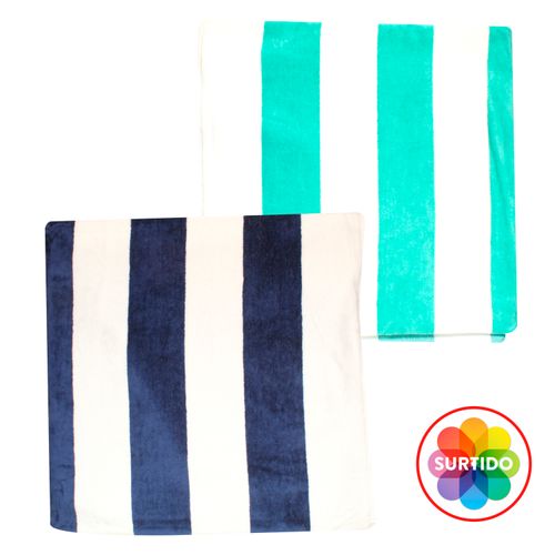 Toalla Playa Cabana Beach Teal Blue