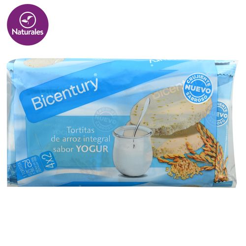 Tortita Bicentury Arroz Integral Yogurt - 130.4 g