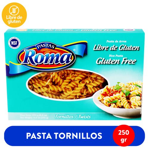 Pasta Roma Tornillo Gluten Free - 250 g
