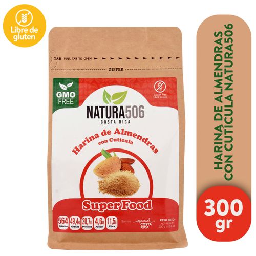 Harina Natura506 de almendra con cuticula - 300 g