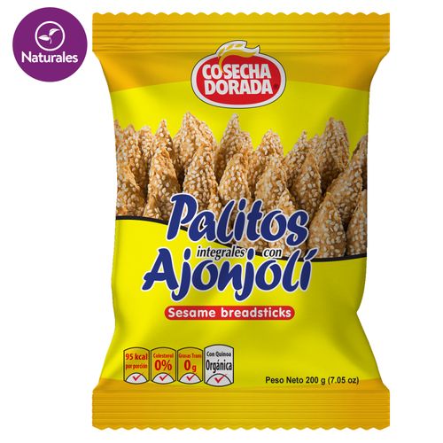 Palitos Integrales Cosecha Dorada Con Ajonjoli - 200 g