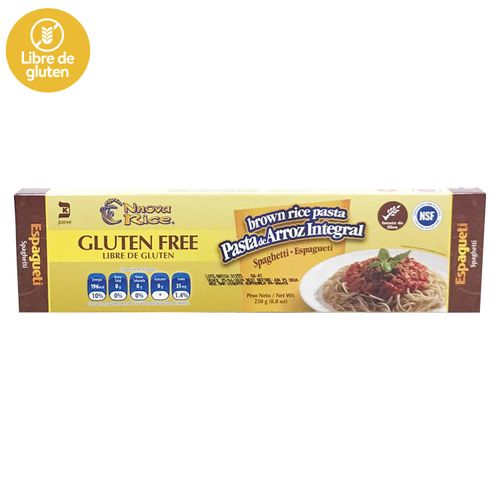 Spaguetti Nnovarice Integral Libre De Gluten -250gr