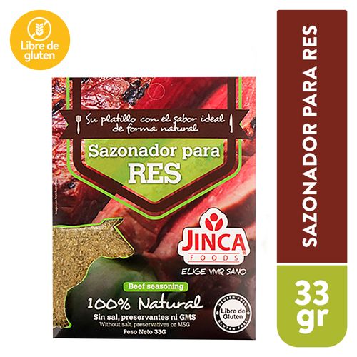 Sazonador Jinca Res - 33gr