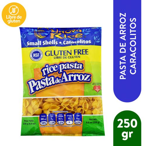Pasta Nnova Rice Caracolito Libre De Gluten - 250 g