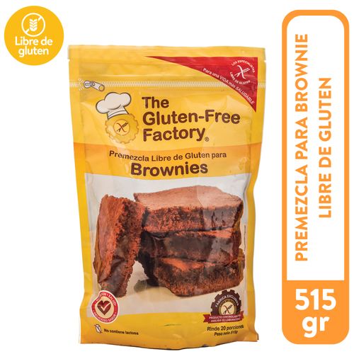 Premezcla The Gluten Free Factory para brownie libre gluten -  515 g