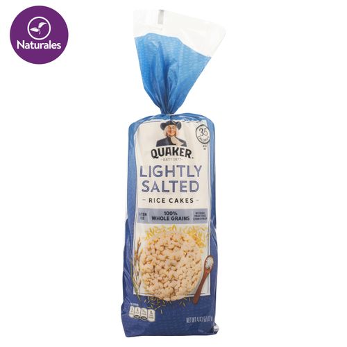 Pastel de arroz Quaker ligeramente salado - 205 g