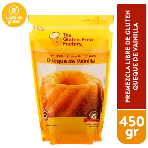 Mezcla Tgf Libre Gf Queq Vainil 450Gr