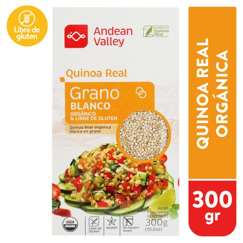 Quinoa andean Valley real orgánica - 300 g