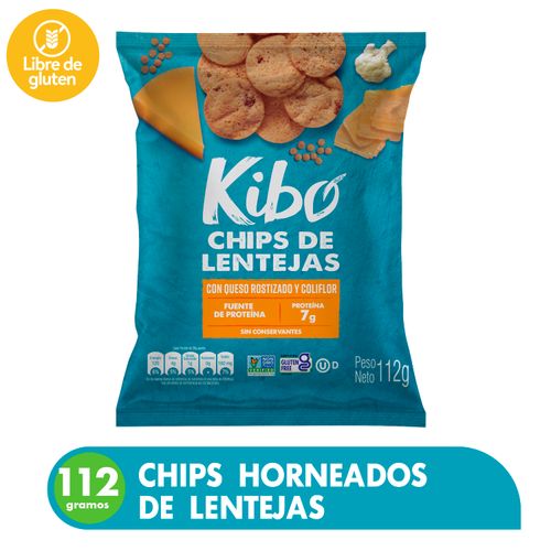 Snack Chips Lentejas- Queso Kibo -112g