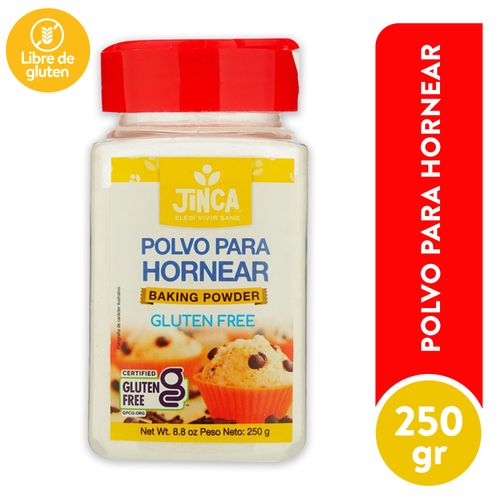 Polvo de hornear Jinca foods frasco - 250 g