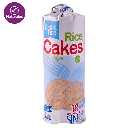 Galleta De Arroz DeliRice Sin Sal- 110g