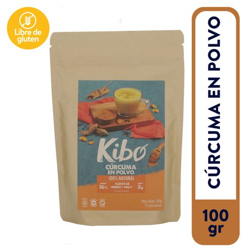 Cúrcuma en polvo Kibo 100% natural - 100 g