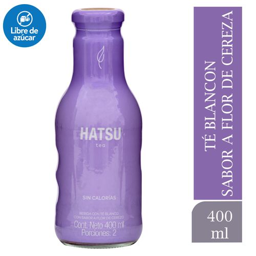 Te Hatsu flor cerezo lila sin calorías - 400 ml