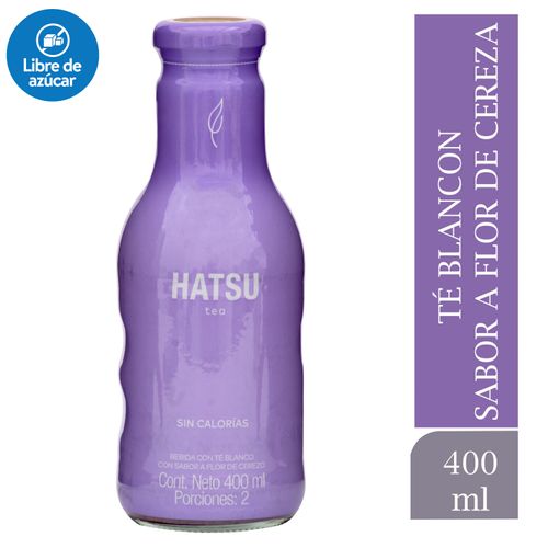 Té Marca Hatsu, Flor De Cerezo Lila -400 ml