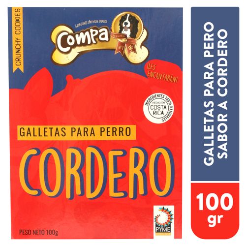 Galletas Compa para perro sabor cordero - 100 g