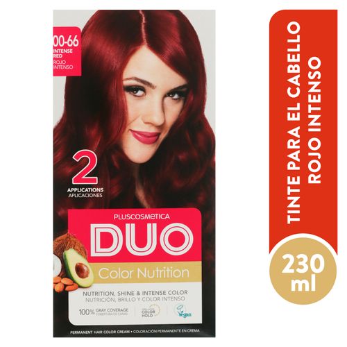 Tinte Duo Color Kit 00.66 Rojo Intenso - 285 ml
