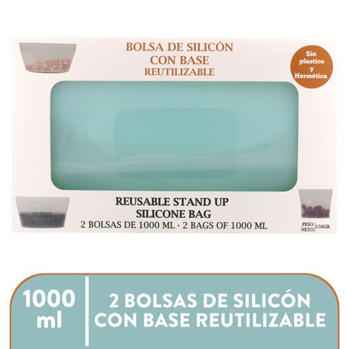 Set De Bolsas Keep It Handy Silicon 1000 ml