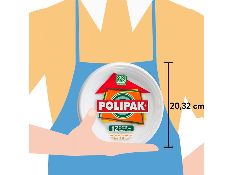 Plato-Polipak-desechable-Oxo-3-33255