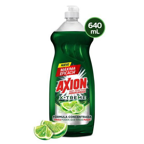 Lavaplatos Líquido Axion X-treme - 640ml