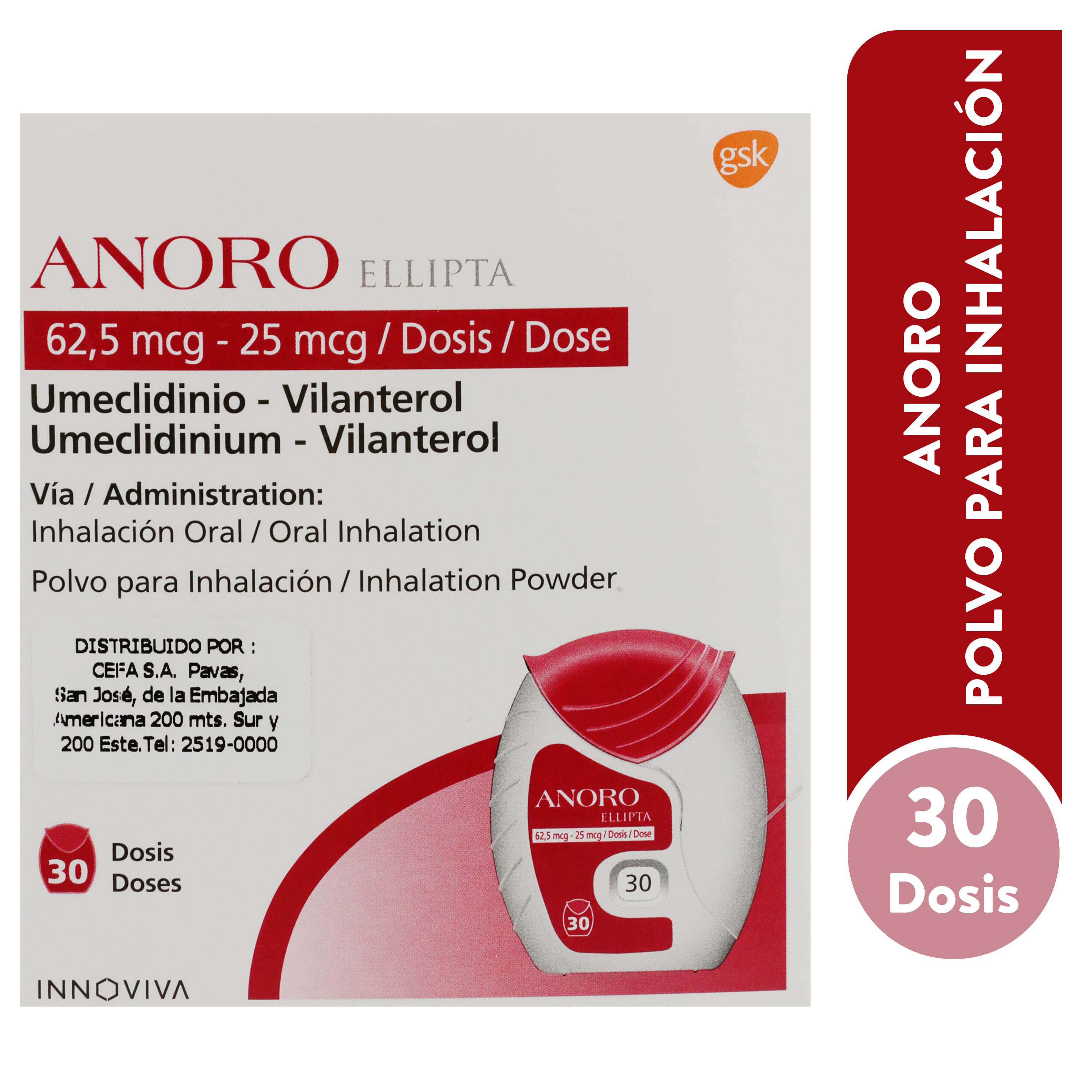 Comprar Anoro Ellipta Gsk Polv 62 5 Mcg 25 Mcg | Walmart Costa Rica