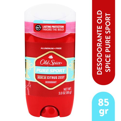 Desodorante Old Spice Para Hombres Red Collection Pure Sport Scent - 85g