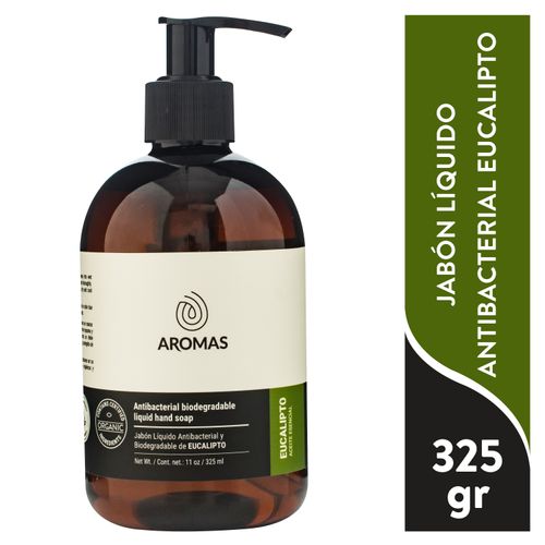 Jabón Líquido Aromas, Eucalipto -325ml