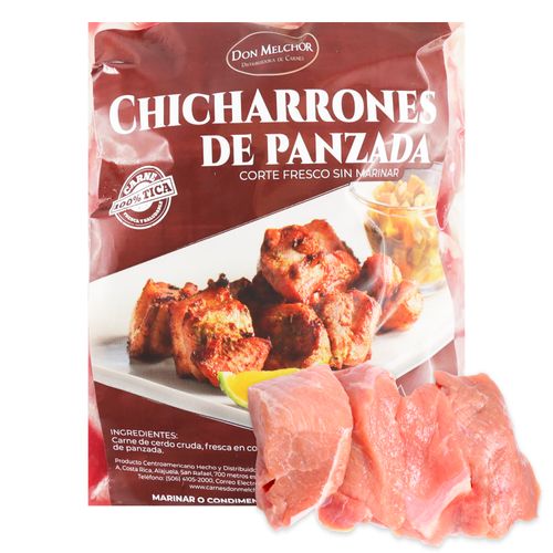 Chicharrón De Cerdo Panzada Dm Fresco, Empacado, Precio indicado por Kilo