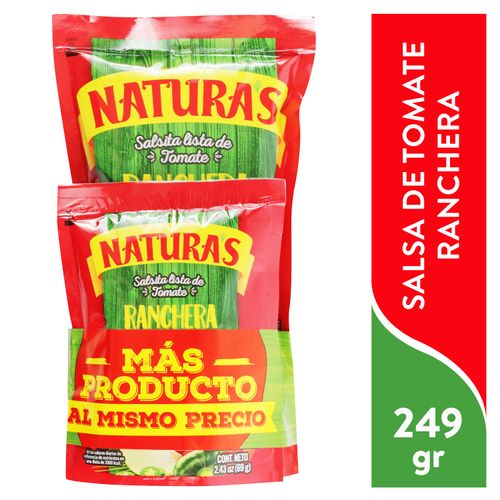 Pack Salsa Naturas Ranchera 249gr