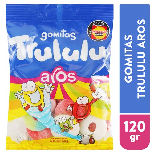 Gomitas Trululu aros bolsa - 120 g