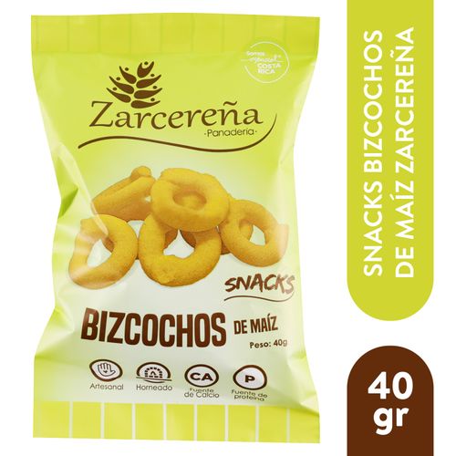 Snack Bizcochos De Maiz Zarcerena 40gr