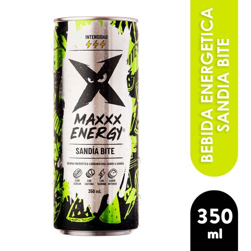 Bebida Maxxx Energy Sandía Lata -350 ml