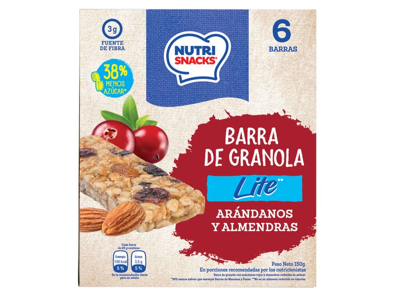 Barras-De-Granola-Nutrisnacks-Ar-ndanos-Y-Almendras-Lite-6-Uds-150g-2-28579