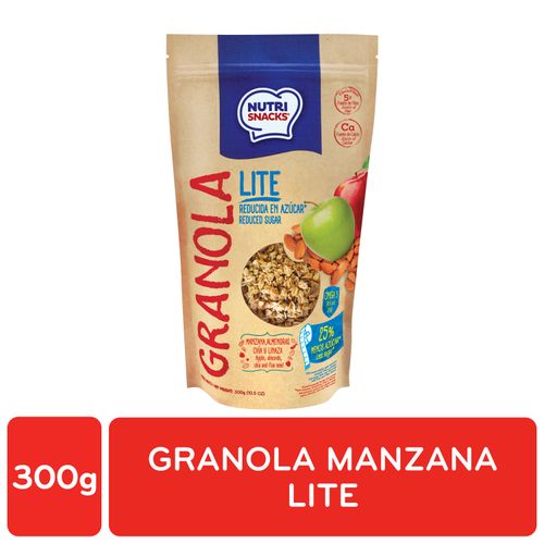 Granola lite Nutrisnacks con manzana almendras chía y linaza - 300 g