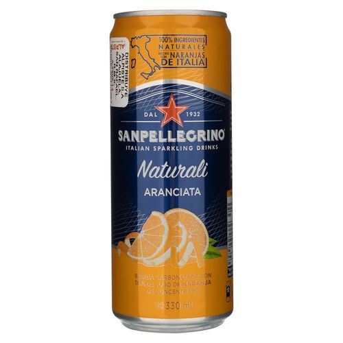 Agua San Pellegrino Aranciata -330ml