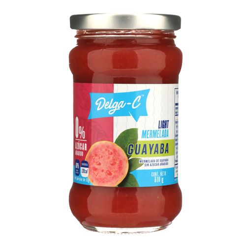 Mermelada de guayaba Delga-C sin azúcar añadido - 310 g