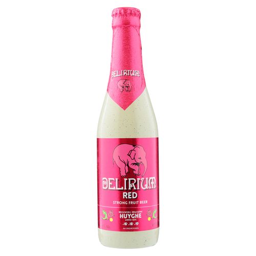 Cerveza Delirium red botella  - 330 ml