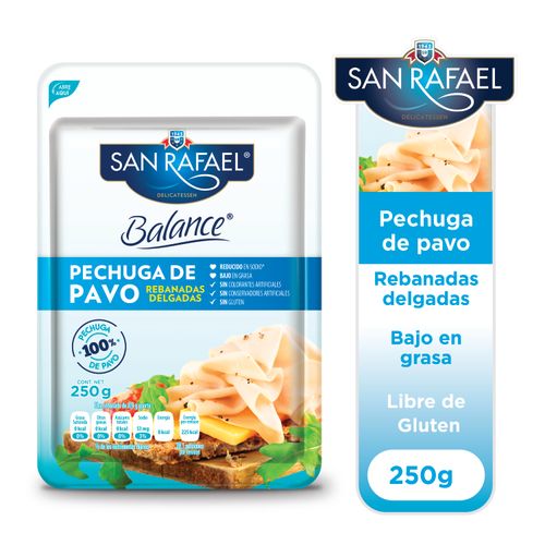 Pechuga De Pavo San Rafael Balance - 250gr