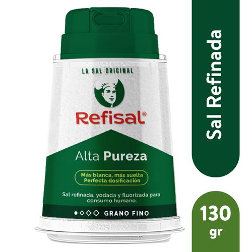 Sal refinada Refisal alta pureza - 130 g