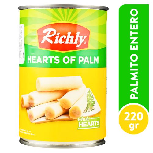 Palmito Richly En Conserva Entero - 220 g