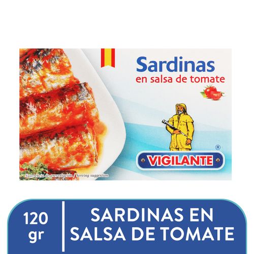 Sardina Vigilante Salsa Tomate - 120gr