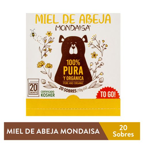 Miel De Abeja Mondaisa 20 Sobres -200gr