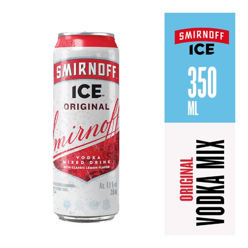 Bebida Saborizada a Base de Vodka Smirnoff Ice Original Lata -350 ml