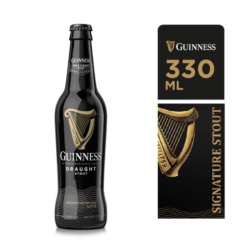 Cerveza Guinness draught botella - 330 ml