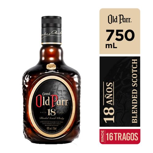 Whisky Old Parr 18 Años Botella -750ml