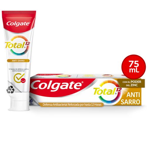 Pasta Dental Colgate Total 12 Anti Sarro -75 ml