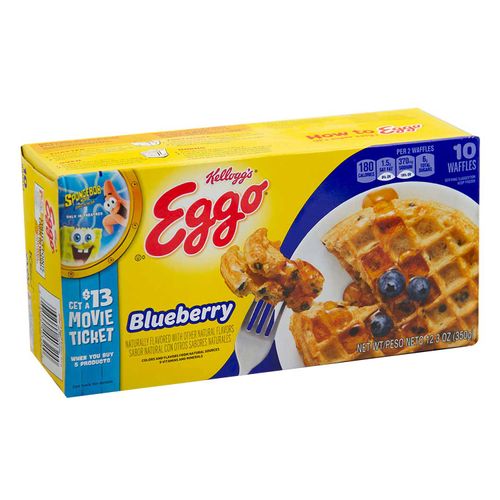 Waffle Eggo Blbrry 349 Gr