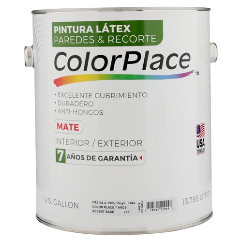 Pintura acrilica Lanco 7 años de garantía, Color Place accent galon