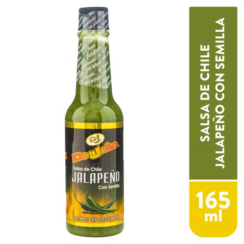 Salsa de chile Don Julio jalapeño con semillas - 165 ml