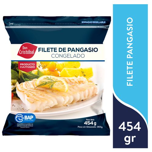 Filete Pangasio La Corvineta Don Cristobal, Congelado y Empacado -454 gr