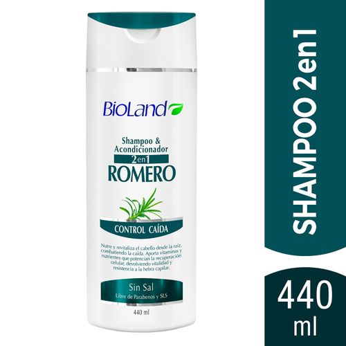 Shampoo y Acondicionador Bioland Romero 2 en 1 - 440ml